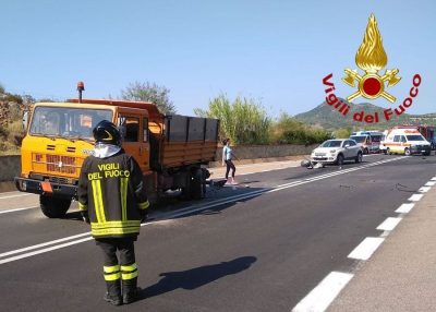Gli altri due mezzi coinvolti nell'incidente