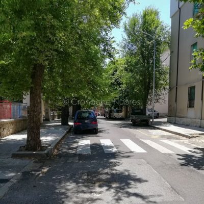 Nuoro, uno scorcio di via Malta