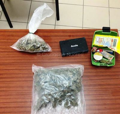 Droga e materiale per il confezionamento sequestrati a Tortolì