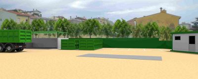 L'ecocentro di via Funtana Buddia