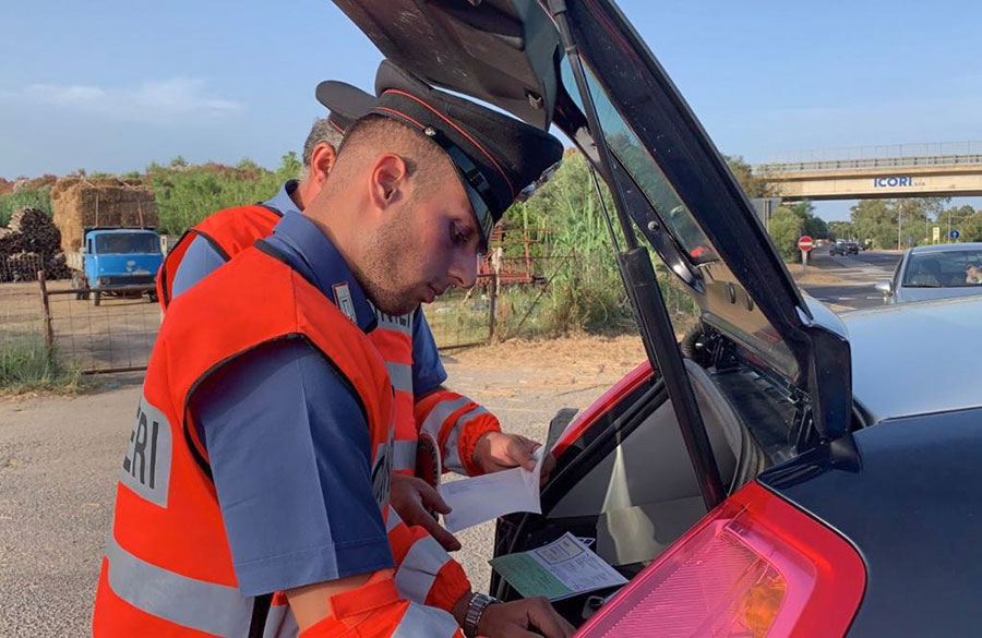 Jerzu. Dopo “Calici di stelle” i controlli dei Carabinieri: 9 automobilisti denunciati per guida in stato di ebbrezza