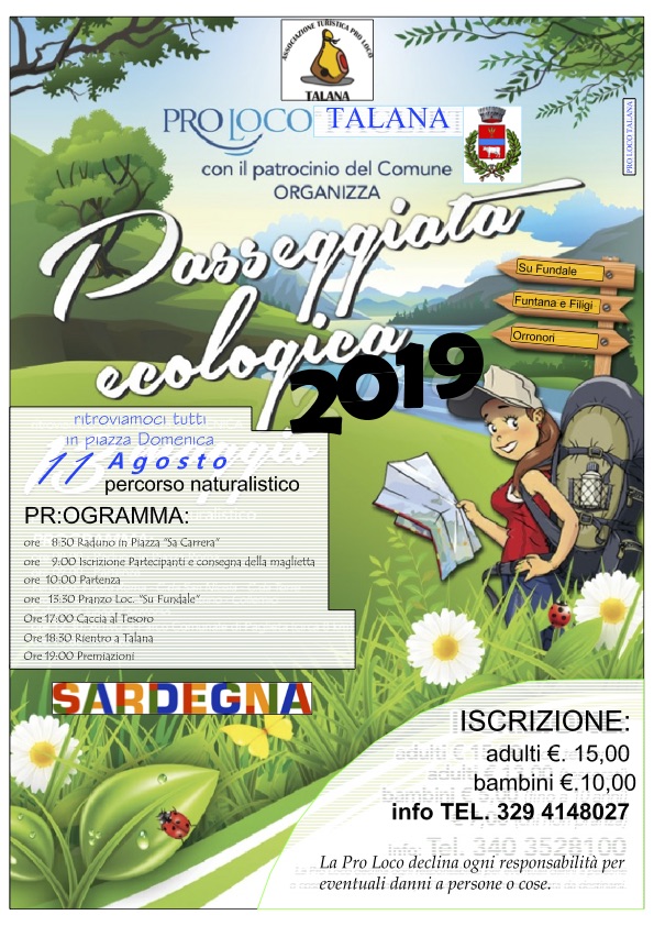 A Talana la giornata ecologica tra i sentieri naturalistici