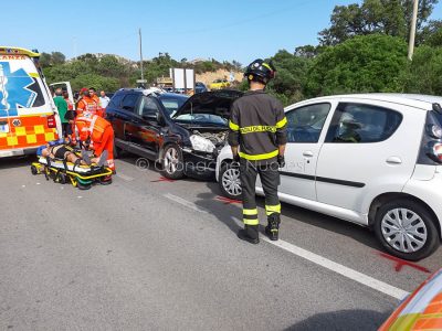 La scena dell'incidente
