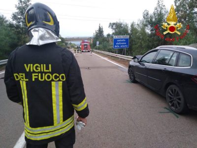 La scena dell'incidente