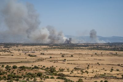 Marghine in fiamme (foto S.Novellu)