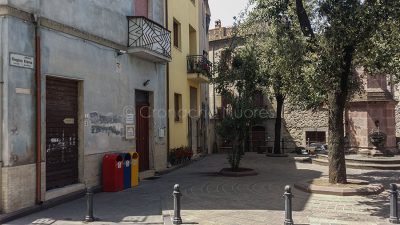 Scano Montiferro, piazza Regina Elena (foto S.Novellu)