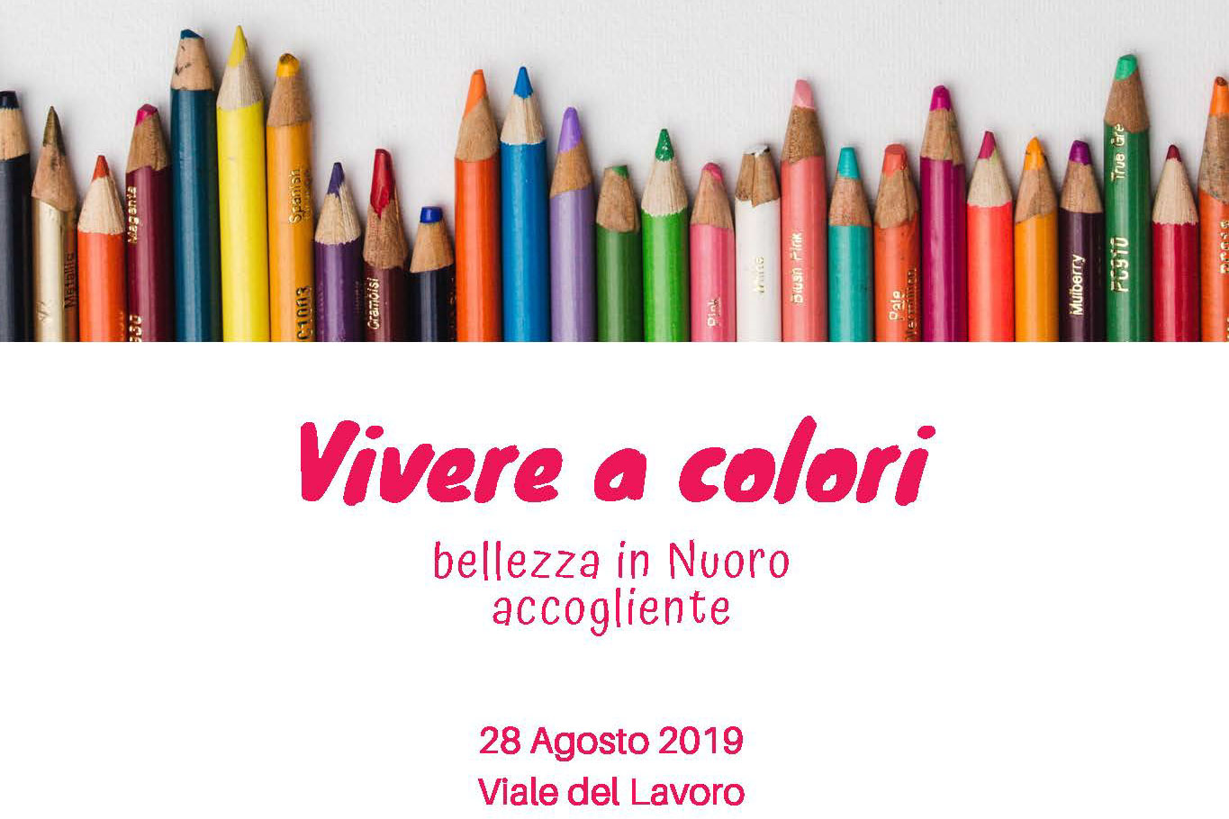 Oggi, 28 agosto: “Vivere a Colori – bellezza in Nuoro accogliente”