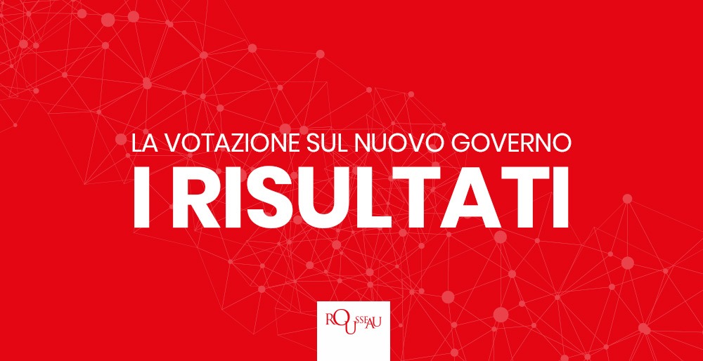 Via libera al Governo giallo-rosso: Rousseau dice sì all’accordo con il 79%