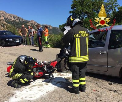 La scena dell'incidente