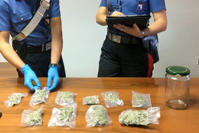 marijuana sequestrata (foto di repertorio)