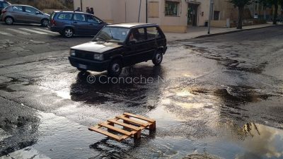 Allagamento alla chiesa del Sacro Cuore