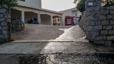 Allagamento alla chiesa del Sacro Cuore