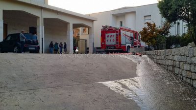 Allagamento alla chiesa del Sacro Cuore