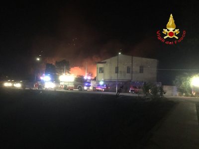 Incendio di Vaste proporzioni alle porte di Bosa Marina