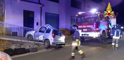 La Punto dopo l'incidente