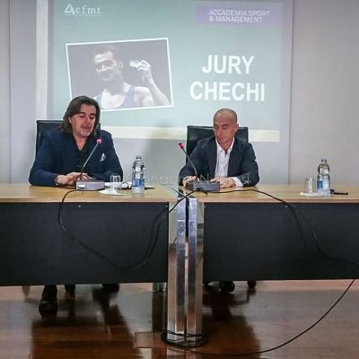 L'incontro con Jury Chechi (foto S.Meloni)
