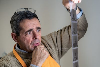 Gerardo Bonomo alle prese con la Lab Box (foto S.Novellu)