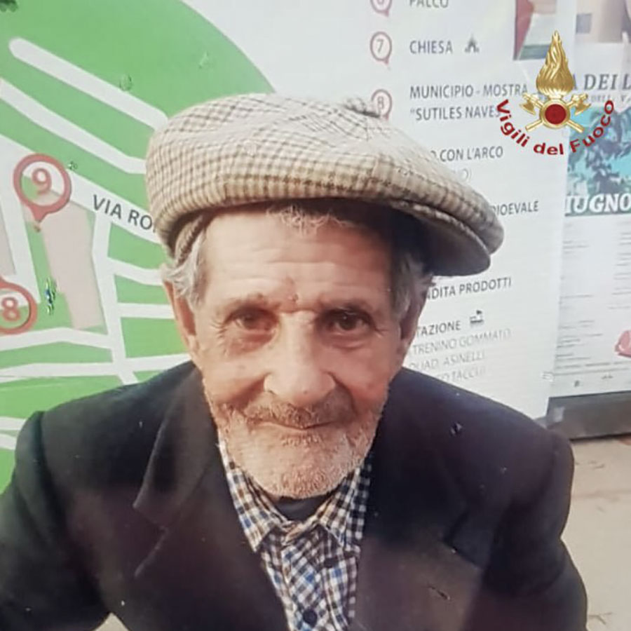 93enne disperso misteriosamente da ieri nelle campagne di Ulassai