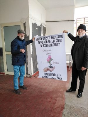 La protesta dei trapiantati (F. F. Becchere)