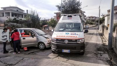 La scena dell'incidente a Irgoli