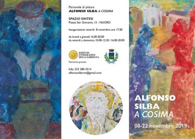 La locandina della mostra di Alfonso Silba