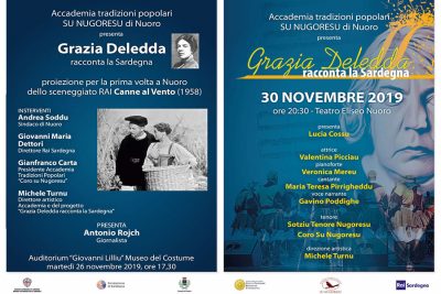 Locandina su Grazia Deledda