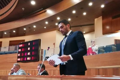 Il consigliere regionale Pierluigi Saiu (Lega)