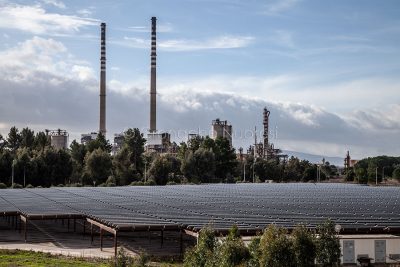 Uno scorcio del polo industriale di Ottana (foto S.Novellu)