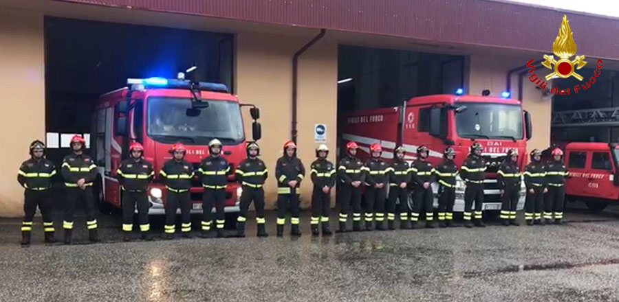 Nuorese. Attestati di solidarietà ai Vigili del Fuoco di Nuoro