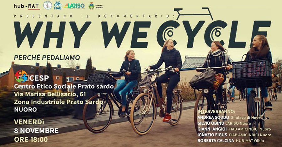 “Why we cycle – Perché pedaliamo”: al CESP un documentario per promuovere l’uso della bicicletta