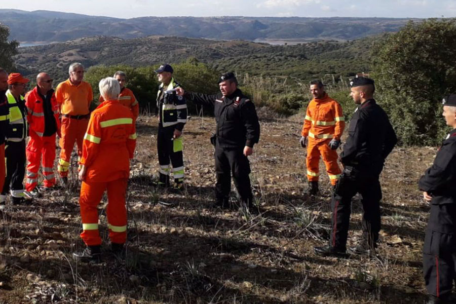 Grande dispiegamento di uomini e mezzi per le ricerche di Cristian Farris