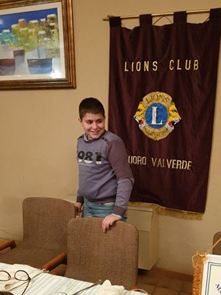 Nuoro: le doti musicali del 14enne Luca Mura premiate dal “Lions Club”