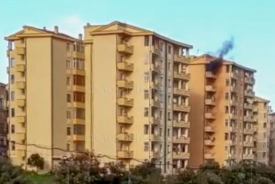 Appartamento a fuoco in via Costituzione a Nuoro
