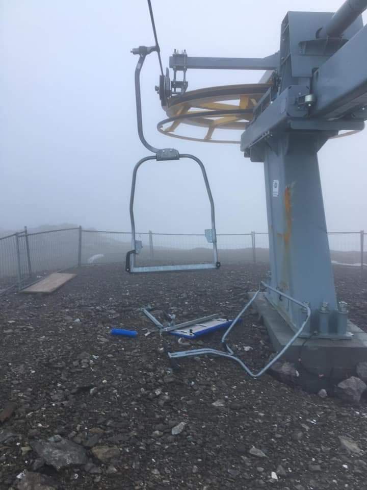 Fonni . Distrutta la seggiovia  nella notte: la denuncia del sindaco