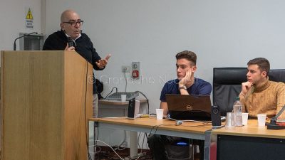 Il ricordo dei fratelli Pintor al Fermi di Nuoro, Nannino Marteddu(foto S.Novellu)
