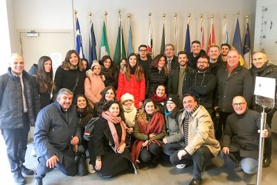 La delegazione di Uninuoro a Bruxelles