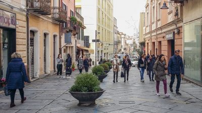 Nuoro. Il corso Garibaldi (foto S.Novellu)