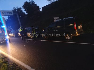 Tamponamento alle porte di Nuoro
