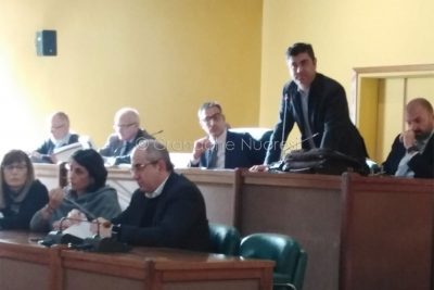 Un momento del Consiglio comunale