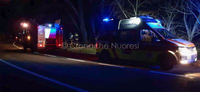 118 e Vigili del fuoco sul luogo dell'incidente