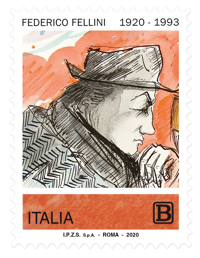 Poste Italiane. Emesso oggi il francobollo dedicato a Federico Fellini