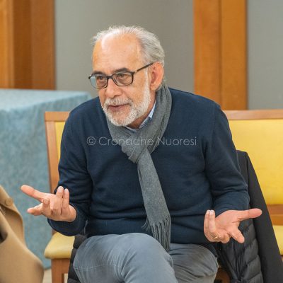 Domenico Cabula (Liberi e Uguali) all'Incontro PD (foto S.Novellu)