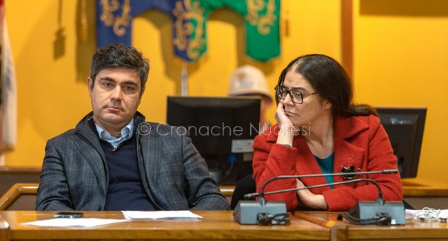 Il sindaco Andrea Soddu con l'assessore Rachele Piras (foto S.Novellu)
