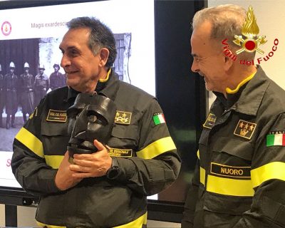 La visita del direttore regionale VVFF Antonio Angelo Porcu a Nuoro