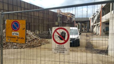 Nuoro. Ditta appaltatrice dei lavori al Centro intermodale sparisce senza pagare i fornitori (foto S.Meloni)