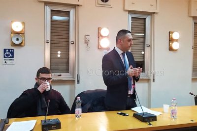 Un momento del Consiglio Comunale a Macomer (f. P.G. Vacca)