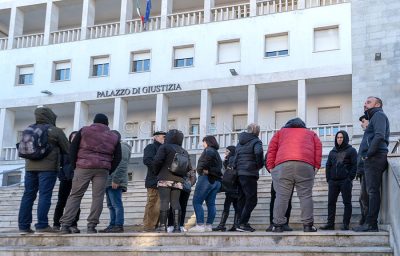 Vertenza latte. L'attesa per l'esito dell'udienza (foto S.Novellu)