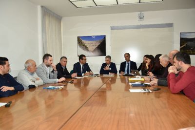 Il vertice tra l'assessore Frongia e i sindaci del Marghine