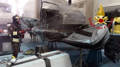 Il cantiere in cui si è verificato l'incidente