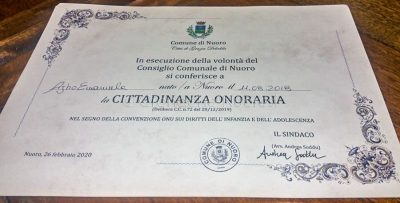 La cerimonia di consegna della cittadinanza onoraria (f. C.N)